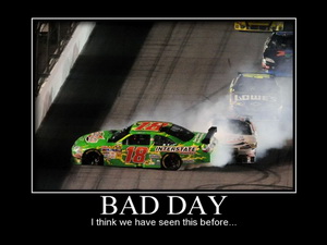 Bad Day Kyle Busch