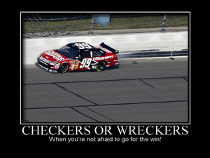 Checkers or Wreckers Carl Edwards