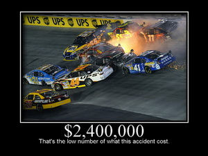 $2400000 NASCAR wreck