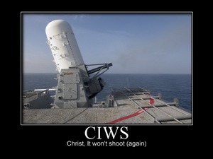 CIWS won't shoot